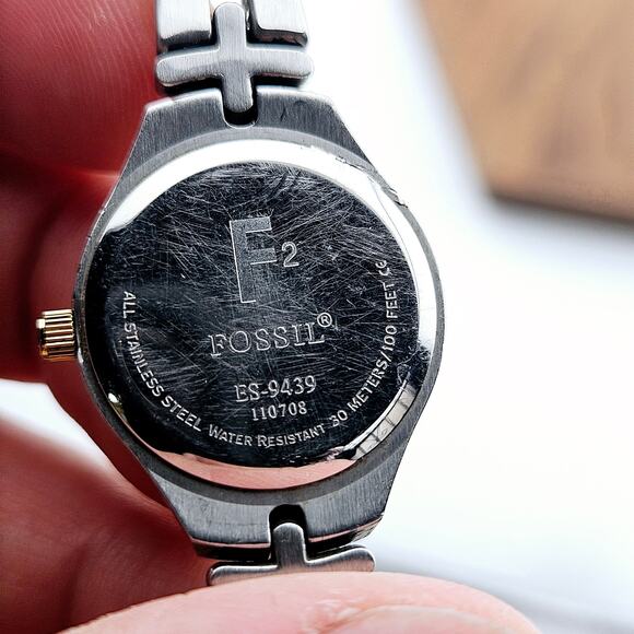 Fossil Women's Gold and Silver Watch - Picture 6 of 7